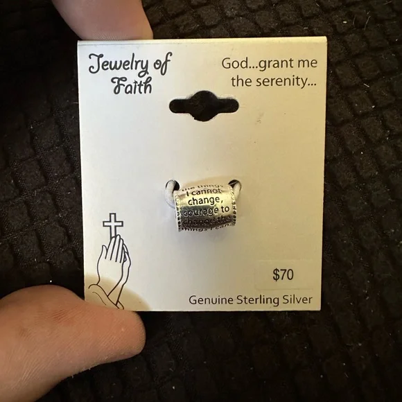 Jewelry of Faith Sterling Silver Ring - Picture 2 of 4